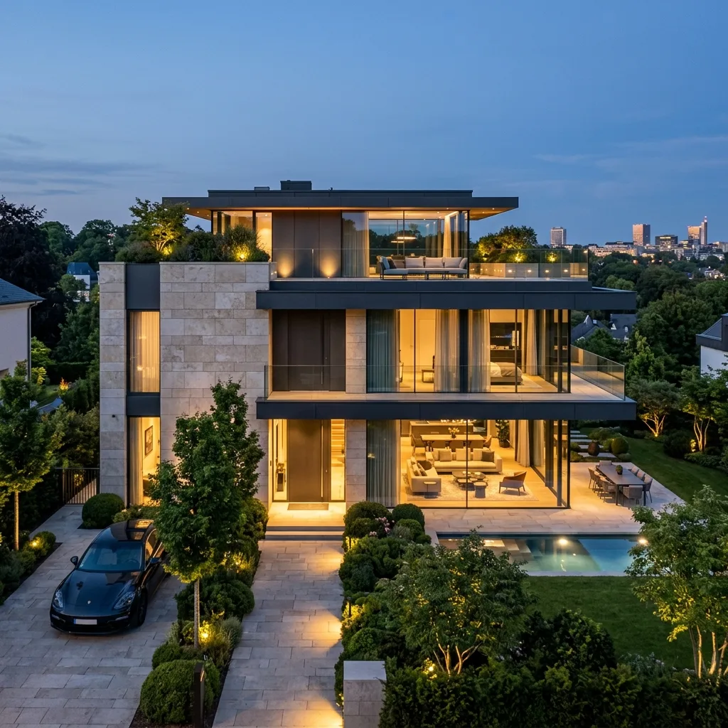 Maison contemporaine dans un quartier résidentiel de Belair