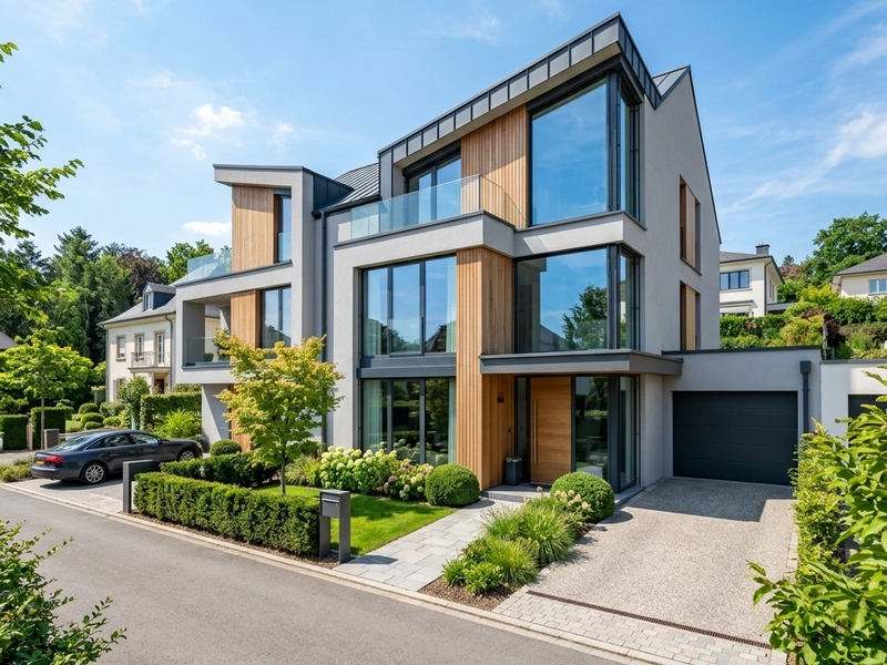 Maison de ville contemporaine à Strassen