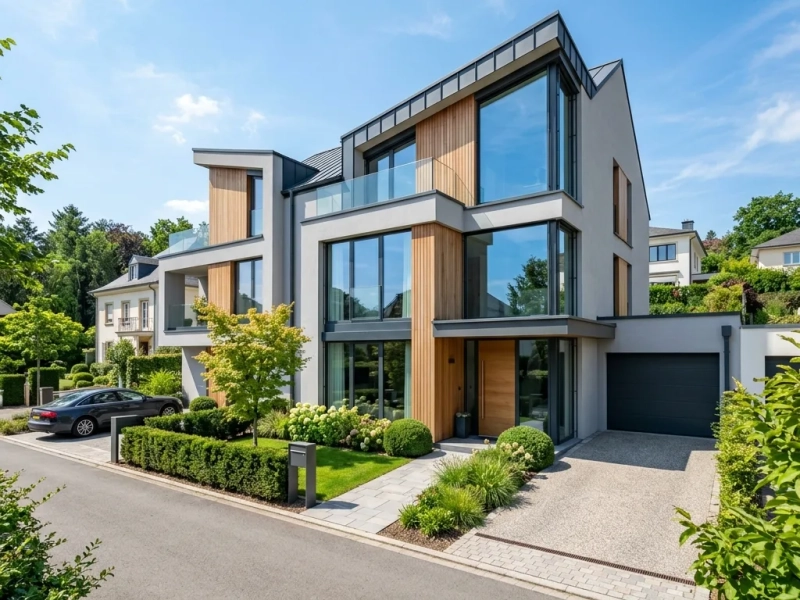 Maison de ville contemporaine à Strassen
